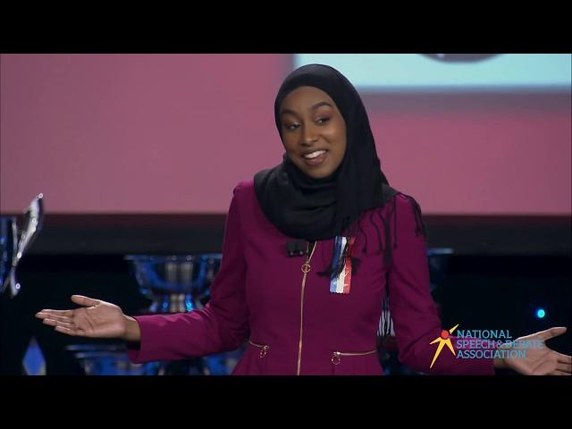 Nationals 2019 - Halima Badri "Won't You Be My Neighbor" - Original Oratory