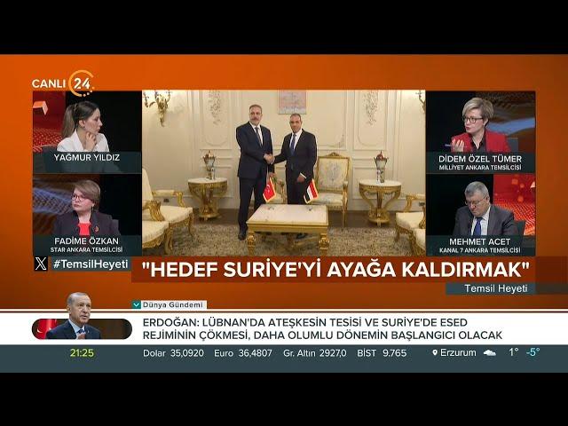 Yağmur Yıldız ile "Temsil Heyeti" / - "Hedef Suriye'yi Ayağa Kaldırmak" – 19 12 2024