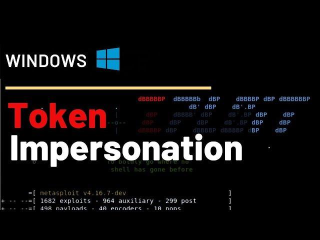 Token impersonation | Active Directory | Windows Privilege Escalation | Cyber Security for Beginners