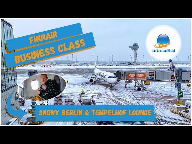 Snowy Finnair Business Class to Helsinki  ⎢Airbus A321 Flightreport ️ ⎢ thevacationworld