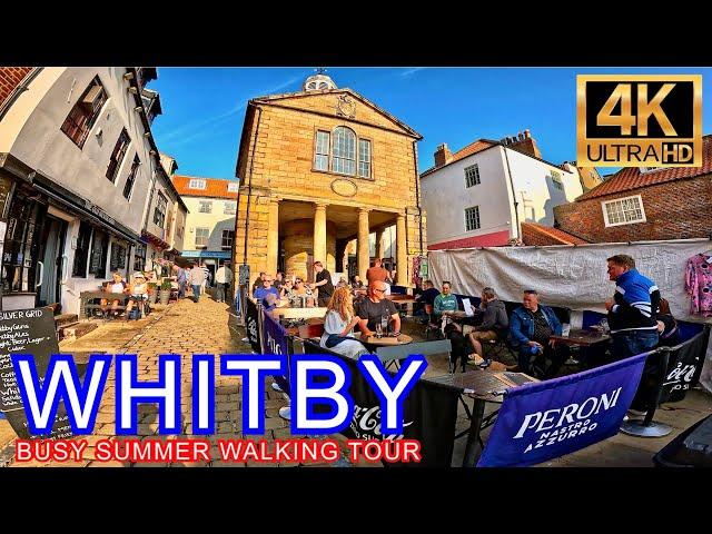 Whitby, Full Town Tour August 2024, 4K #asmr