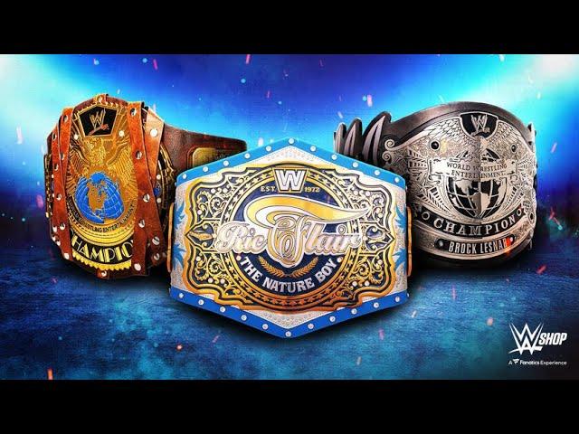 The Complete Updated History Of Every WWE Shop Signature Series Belt Ever Released!