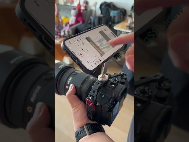 Màn hình phụ máy ảnh Sony A7 R5 zoom siêu mượt