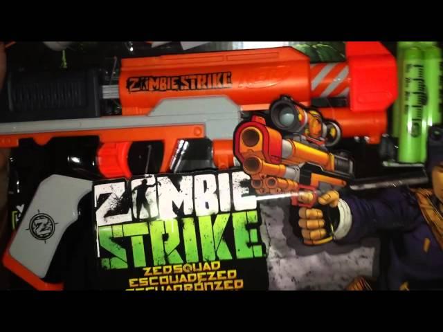 Brand New Zombie Strike Nerf Blaster Unboxing Preview - Flipfury, Doublestrike, and More