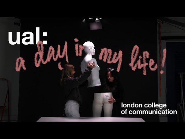 a day in my life at UAL LCC (graphic design student)