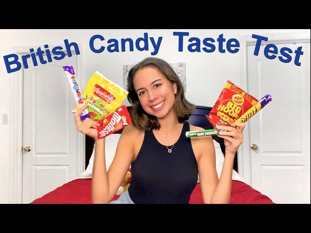 BRITISH CANDY TASTE TEST | nicole ann