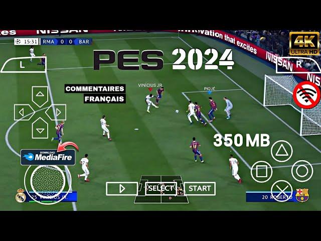 Comment Jouer PES 2024 PPSSPP (VERSION FRANÇAISE)