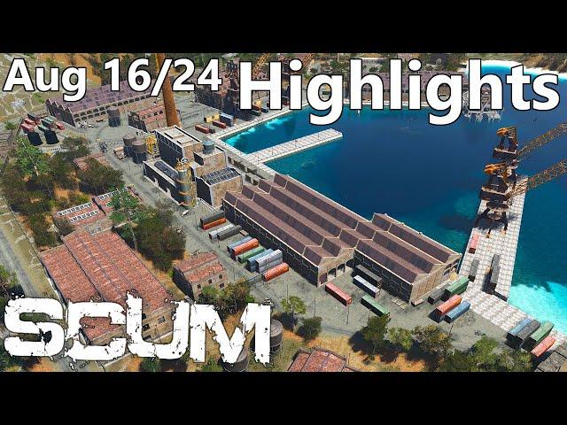 Scum Gameplay Highlights from August 16, 2024 Live Stream at the Torpedo/Weapon Factory