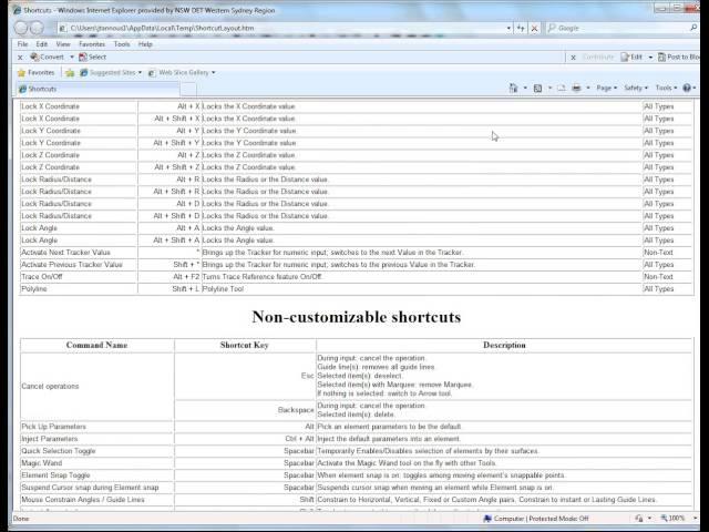 02.ArchiCAD 16 shortcut Keys