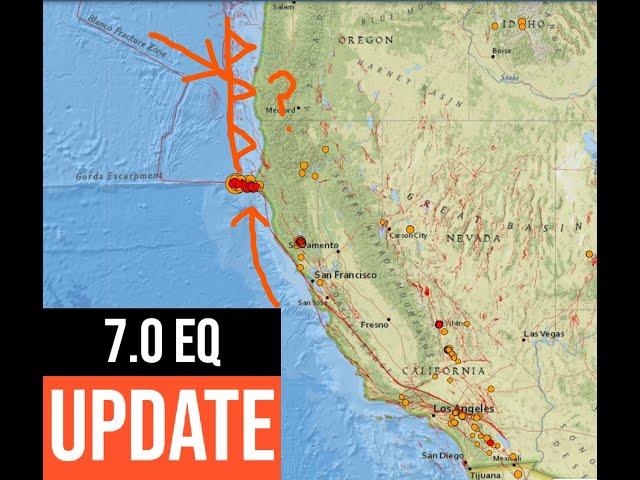 7.0 Earthquake Northern California. Mega Quake at the Cascadia soon? Thursday 12/5/2024