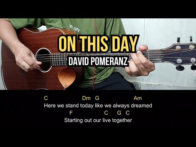 On This Day - David Pomeranz | Guitar Tutorial