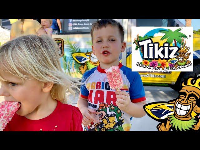 Tosh Toys gets a Quarantine Visit from Tikiz Shaved Ice & Ice Cream!