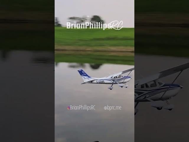 Unscheduled Landing... Cessna 182 #rc #aviation #rcplane