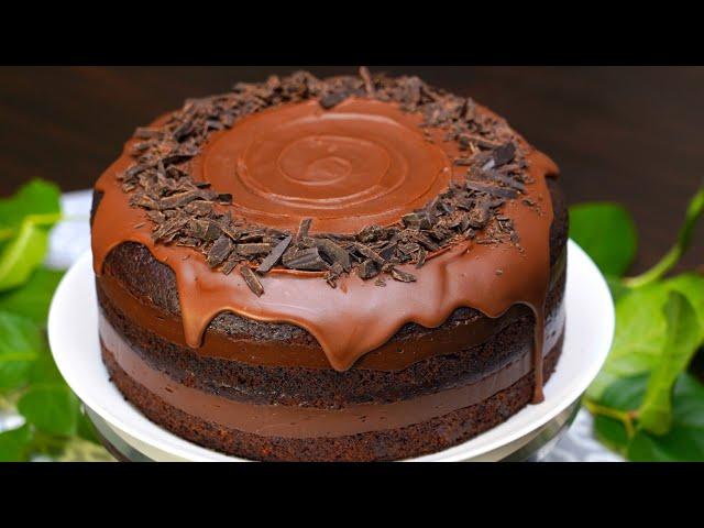 CHOCOLATE CAKE "TRUFFLE"! Fast and VERY tasty!! | Cooking with Tanya