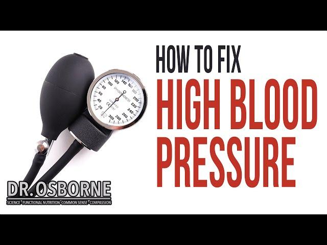 How To Fix High Blood Pressure Naturally