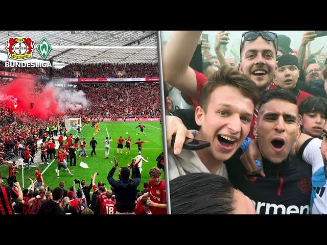 THE MOMENT BAYER LEVERKUSEN WIN the BUNDESLIGA 