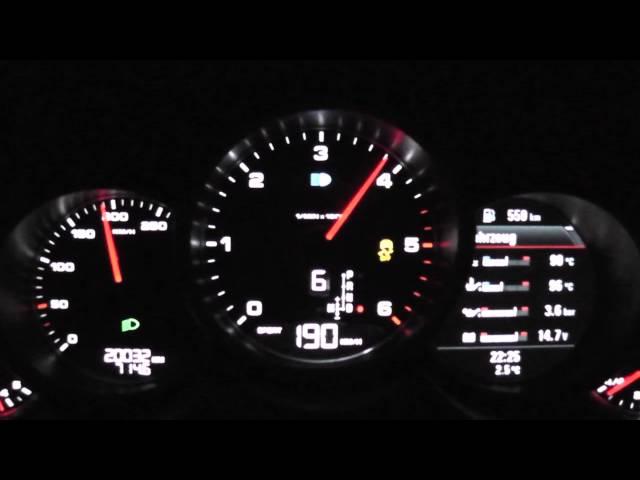 2013 Porsche Cayenne S Diesel 382 HP 0-100 km/h & 0-200 km/h Acceleration