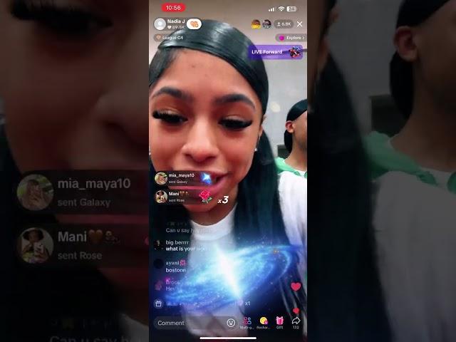 Nadia live with new boo Jayc ️*MUST WATCH*