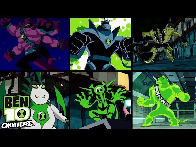 BEN 10,000 OMNIVERSE ALL TRANSFORMATIONS