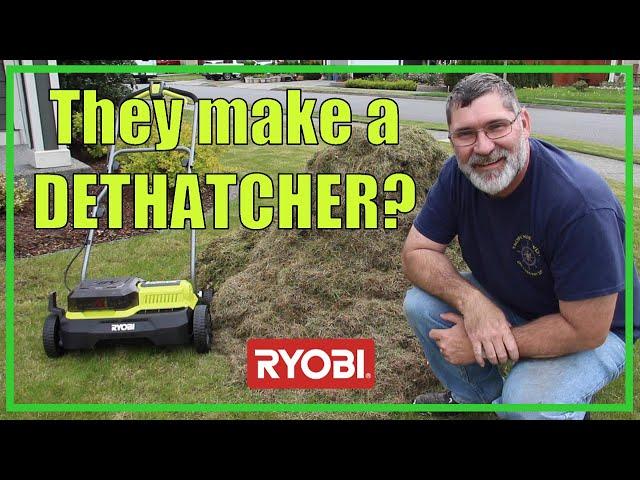 NEW Ryobi Dethatcher/Scarifier now available the USA! | UNBOX and DEMO! | 2021/28
