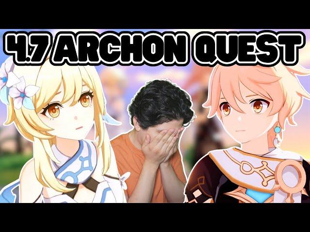 IT FINALLY HAPPENED?! | Genshin Impact 4.7 Archon Quest Full Playthrough