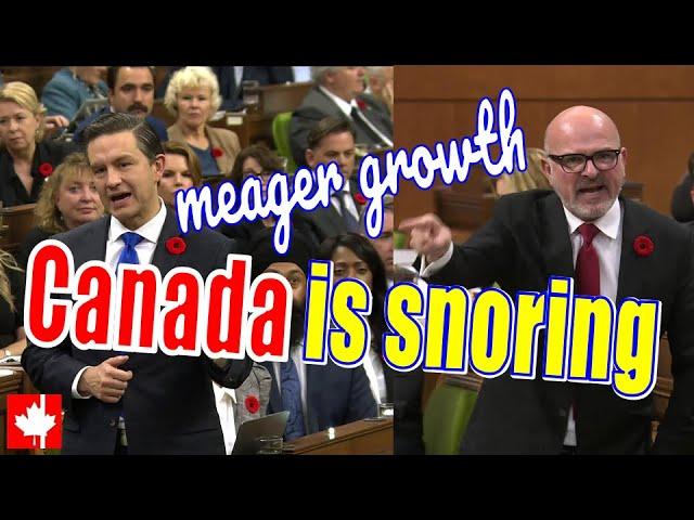 U.S. economy is roaring while Canadian economy is snoring: Liberals LOSE IT as Poilievre cites facts