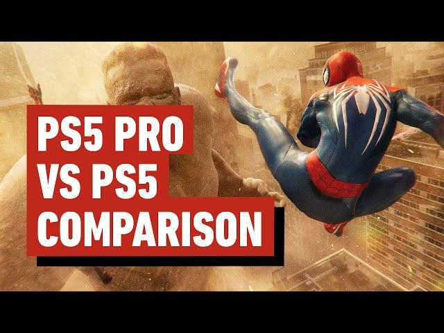 PS5 Pro vs PS5 Gameplay Comparison