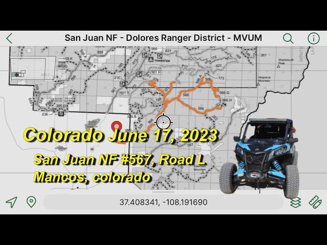 San Juan NF Rd #567, Mancos, Colorado, June 17, 2023