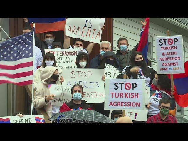 Rally against Armenia-Azerbaijan war