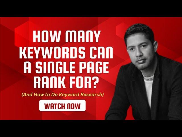 How to Rank One Website For Multiple Keywords  | Part 1