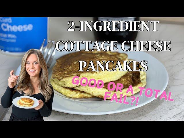 Can you make pancakes out of eggs and Cottage Cheese?!