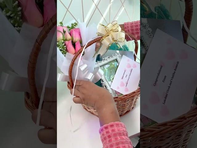 Customized Wedding Gift Hamper | Wedding Gifts Basket |  wedding gift packing ideas