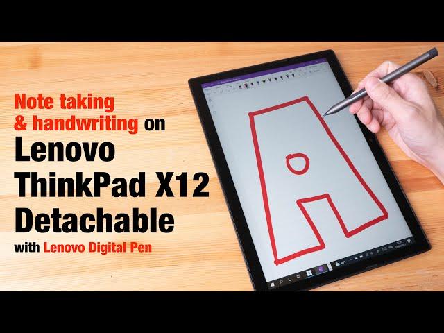 Lenovo ThinkPad X12 Handwriting & Note Taking Test