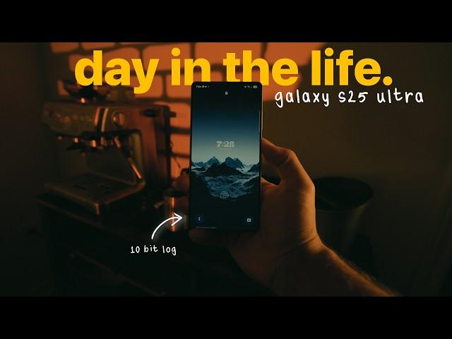 Galaxy S25 Ultra Real Day In The Life Review (Battery & Camera Test!)