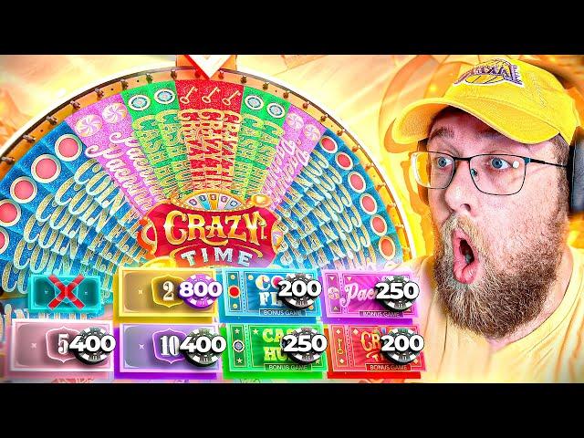 I USED THE BEST STRATEGY ON CRAZY TIME LIVE GAME SHOW! (PROFIT?!)