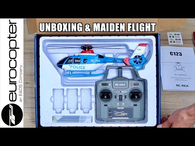 Eurocopter EC135 | Unboxing & Maiden Flight | RC ERA C123