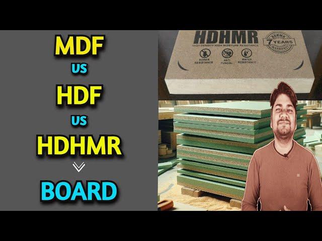 MDF vs HDF vs MDHMR Board | Which is Best and Why in Hindi | Learning Civil Technology