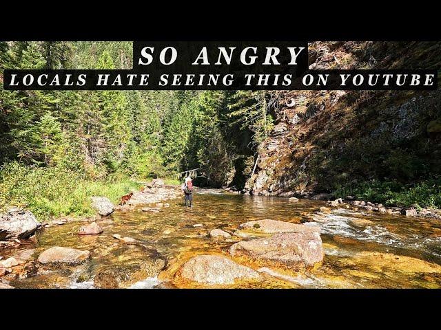 Locals are SO PROTECTIVE of this river & the BIG TROUT...they get ANGRY when they see it on Youtube!