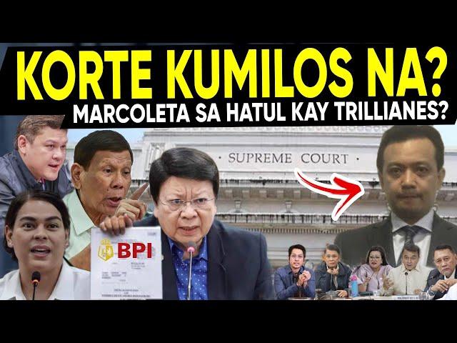 BREAKING NEWS! KUMANTA na ang K0RTE MARCOLETA TUMESTlG0 sa BPI ni DUTERTE? TRILILING may HATOL-NA?