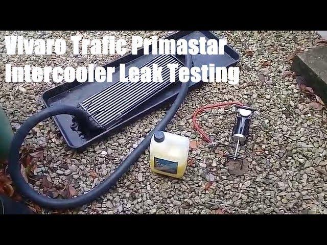 Vivaro Trafic Primastar  Intercooler Boost Leak Check