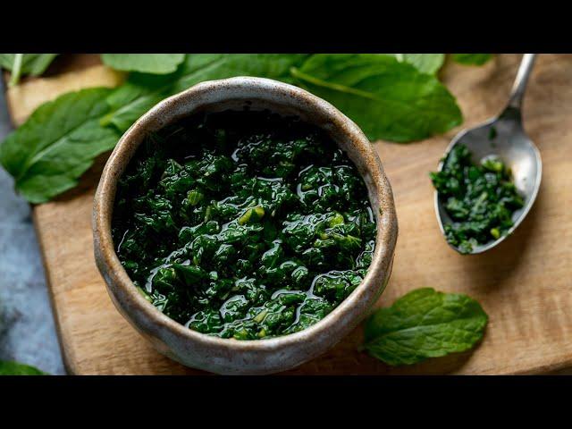 Make your own Homemade Mint Sauce. Perfect accompaniment for roast lamb!