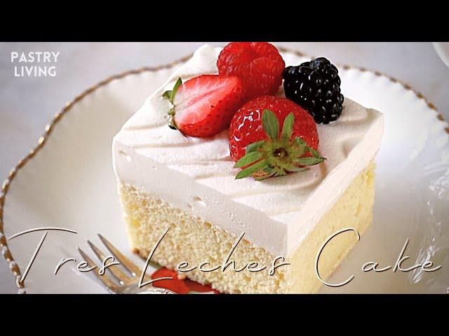 Amazing Tres Leches Cake From Scratch *with homemade milk syrup*