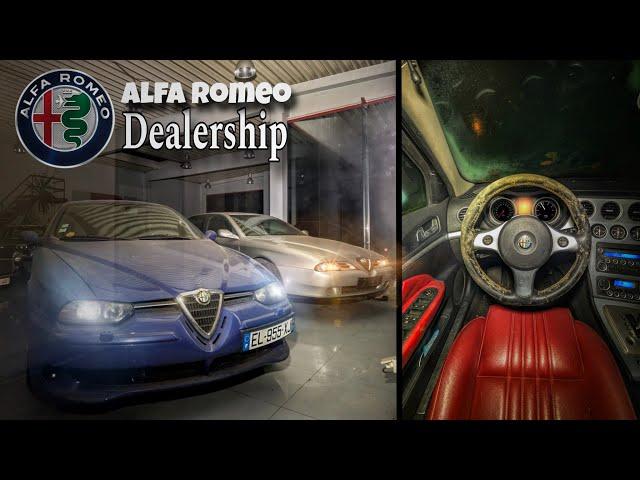 Komplettes Alfa Romeo Autohaus einfach aufgegeben?! Hier stehen noch ALLE Fahrzeuge (Mit Schlüssel)