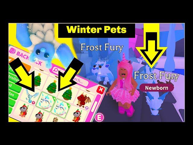 NEW Adopt Me Winter Holiday Update Christmas Pets 2020 | How to get the Frost Fury ROBLOX ADOPT ME