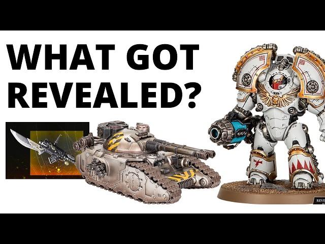 BIG Model Reveals - Plastic Custodes, Biggest Dreadnought + Fellblade- Saturnine + Dropsite Previews