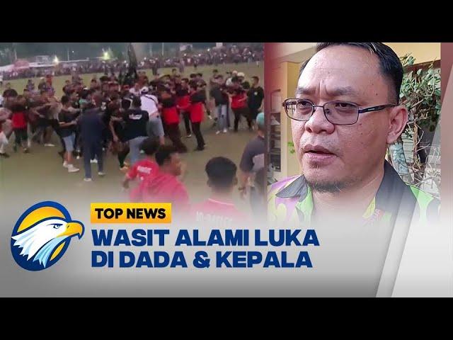 Ricuh Laga Tarkam Piala Bupati, 2 wasit D1k3r0y0k