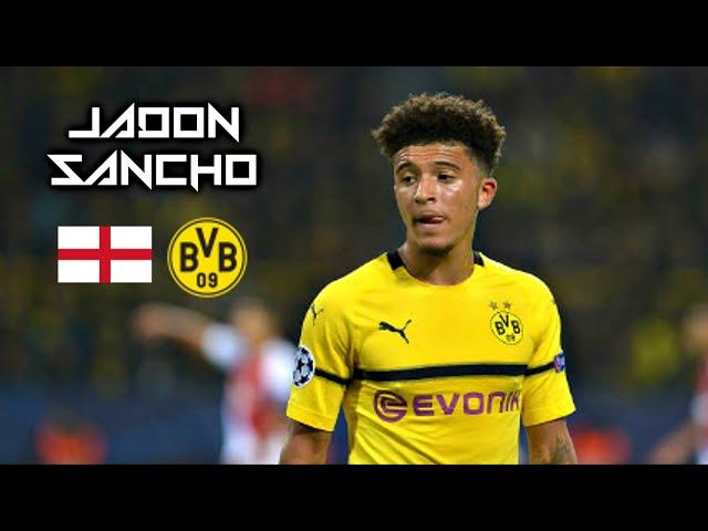 Jadon Sancho 2018-2019 - Golden Boy - Dazzling Skills Show - Borussia Dortmund