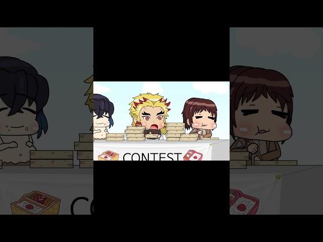 【Demon Slayer】Contest to eat a lot of bento!!