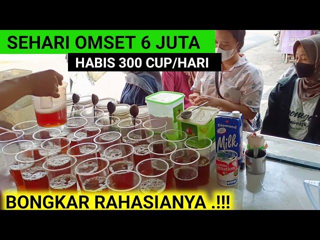 CUMA JUALAN ES TEH DI BIKIN KEKINIAN OMSET NGALAHIN GAJI DPR!!!SUKSES PUNYA 3CABANG OMSET 180 JUTA!!