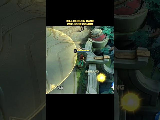 KILL CHOU IN BASE WITH ONE COMBO  2 MLBB